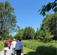 CPC staff take part in a commemorative walk in recognition of National Indigenous Peoples Day.